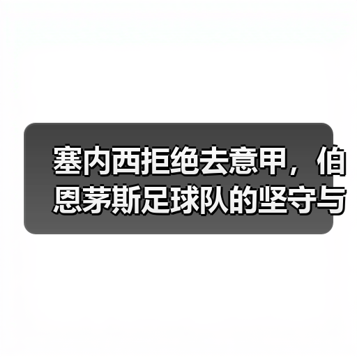 塞内西拒绝去意甲,伯恩茅斯足球队的坚守与抉择(图2) 塞内西拒绝去意甲,伯恩茅斯足球队的坚守与抉择(图2)